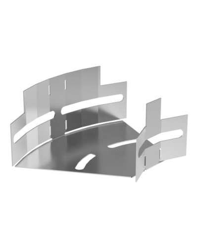 Угол горизонтальный изменяемый 0-45 градусов Стандарт INOX (AISI 304) 100х50 Промрукав (PR16.3584) в Балашихе Аксессуары для лотков Pintop.ru