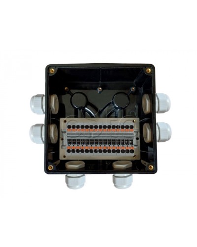 Коробка коммутационная усиленная 183х180х97 Гранд-АЯКС IP67/IP66, PUSH-IN Магнито-контакт в Балашихе Распределительные коробки Pintop.ru