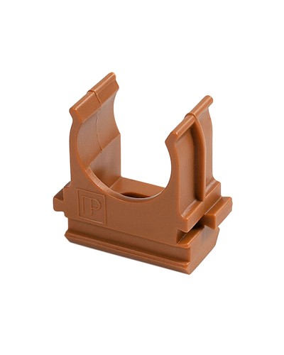 Крепёж-клипса для труб АБС-пластик бук д20 (100шт/1500шт уп/кор) Промрукав (PR13.0046) в Балашихе Держатели, клипсы, скобы Pintop.ru