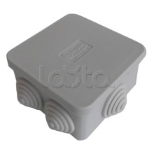 Коробка распределительная о/п 70х70х40, 6 вых Экопласт 44056-1