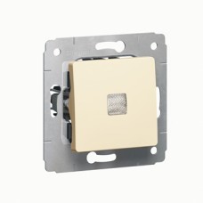 Переключатель на 2 направления Cariva с подсветкой автоматические клеммы 10 АX 250 В слоновая кость Legrand 773726