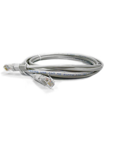 Патч-корд RJ45 - RJ45, 4 пары, UTP, категория 6, 5 м, серый, LSZH LANMASTER LAN-PC45/U6-5.0-GY в Балашихе Патч-корды и пигтейлы Pintop.ru