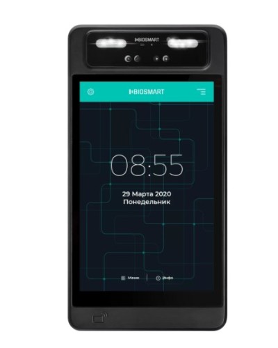 Терминал для биометрической идентификации по геометрии лица BioSmart QUASAR-MFR в Балашихе Контроллеры Pintop.ru