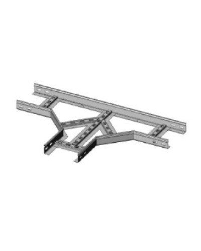 Ответвитель Т-образный 100х80 (1,2) для лестничного лотка ПожТехКабель (651-512) в Балашихе Кабельные лотки Pintop.ru