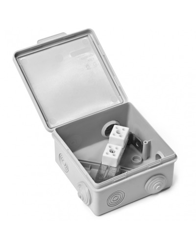 Коробка монтажная огнестойкая пластиковая герметичная КМОПГ IP54, 4 контакта для кабеля до 2,5мм2(4к х 2,5 мм) ПожТехКабель 071-003 в Балашихе Распределительные коробки Pintop.ru