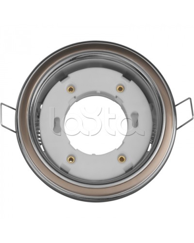 Светильник Navigator 93 070NGX-R10-006-GX53 (Два цвета хром-черный) в Балашихе Светильники Pintop.ru