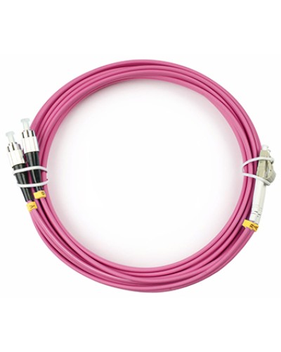 Шнур оптический duplex LC-FC 50/125 mm OM4 7м LSZH Cabeus FOP-50-OM4-LC-FC-7m в Балашихе Патч-корды оптические Pintop.ru