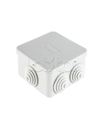 Коробка распределительная о/п 70х70х40, 6 вых, без галогена Экопласт 44056HF в Балашихе Распределительные коробки Pintop.ru