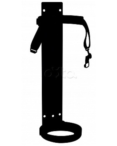 Кронштейн ПОЖТЕХНИКА КТР-ОУ-5 (d140-145) (на 1 ремне) в Балашихе Аксессуары для огнетушителей Pintop.ru