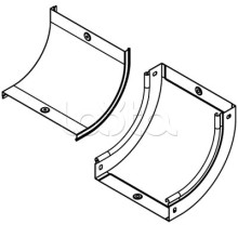 Крышка CS 90 на угол вертикальный внутр.90°. осн. 200, горячеоцинкованная DKC 38204HDZ