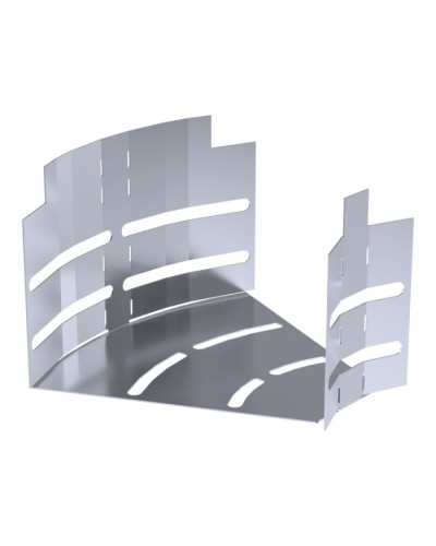 Угол горизонтальный изменяемый 0-45 градусов Стандарт INOX (AISI 316) 150х100 Промрукав (PR16.3619) в Балашихе Аксессуары для лотков Pintop.ru