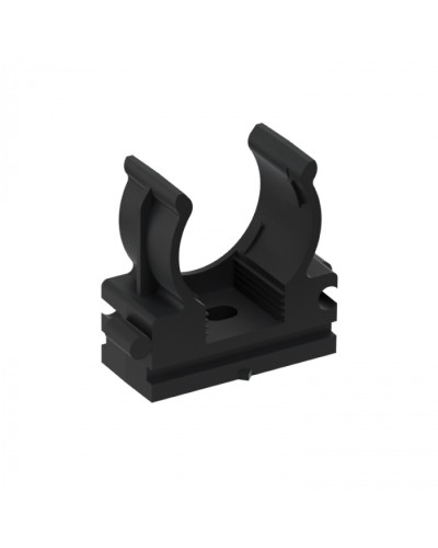 CFQ20 Держатель (клипса) для труб, для монтажного пистолета D20мм, цвет чёрный (10шт) Экопласт (41520-10BL) в Балашихе Держатели, клипсы, скобы Pintop.ru