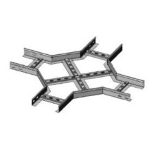 Ответвитель X-образный 400х80 (1,2) для лестничного лотка ПожТехКабель (651-915)