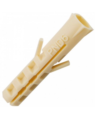 Дюбель нейлоновый PND 6х30 (100шт/уп) Промрукав (PR08.3621) в Балашихе Крепеж: Дюбели, шурупы, саморезы Pintop.ru