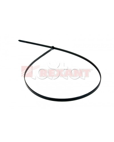 Хомут-стяжка нейлоновый 9х1020 мм чёрный (100шт/уп) REXANT 07-1021 в Балашихе Стяжки-хомуты Pintop.ru