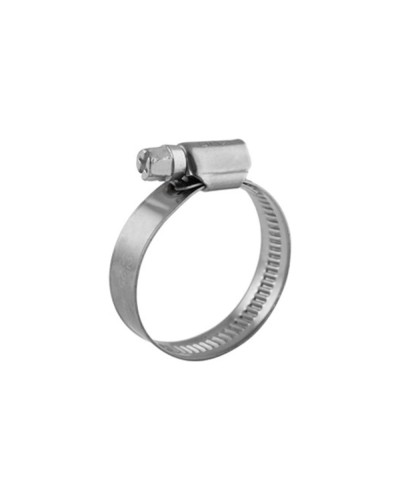 Хомут червячный 16-27/12-0,8мм, нержавеющая сталь W2, (50 шт/уп) REXANT 07-0716-12 в Балашихе Стяжки-хомуты Pintop.ru