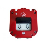 Извещатель пожарный ручной Магнито-контакт ИП 535-50-A «СЕВЕР» ПАШК.42511.126ПС (Ввод из нерж. МКВМ М20К (открытая прокладка кабеля))