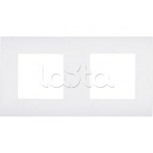 Накладка розетки телефонной или компьютерной 22,5х45 мм под рамку LK45 Экопласт (854204)