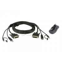 Комплект кабелей USB, DVI-D Dual Link для защищенного KVM-переключателя (1.8м) ATEN 2L-7D02UDX2