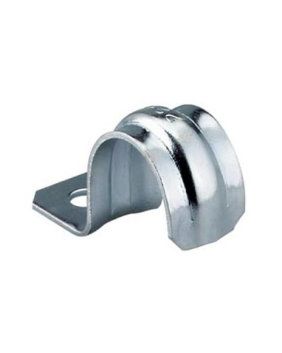 Скоба крепления металлическая однолапковая 12 мм Промрукав в Балашихе Держатели, клипсы, скобы Pintop.ru