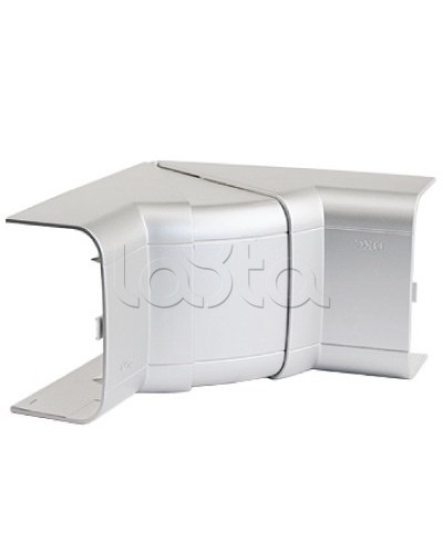 Угол внутренний 110х50 мм, изменяемый 70-120°, цвет серый металлик DKC 01051G в Балашихе Аксессуары для кабель-канала Pintop.ru