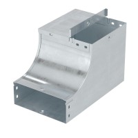 Угол CSSD 90 вертикальный внеш. переходник прав. осн. 150 H80 горячеоцинкованный DKC 37043KHDZ