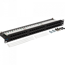 Патч-панель 48 портов, UTP, кат.5E, 1U TWT (TWT-PP48/1U-U5E)