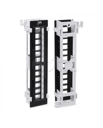 Патч-панель настенная 12 портов без модулей Cabeus (PLB-12-WL) в Балашихе Патч панель Pintop.ru