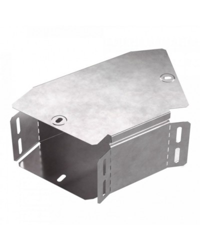 Угол горизонтальный 45 градусов с крышкой Стандарт 150х100 Промрукав (PR16.0428) в Балашихе Аксессуары для лотков Pintop.ru