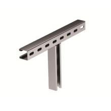 Крепление Т-образное к вертикальной двутавровой балке 200 мм горячеоцинковнное DKC BMH3020HDZ