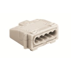 Колодка клеммная безвинтовая 4х1.5-2.5 мм.кв. DKC B273/4