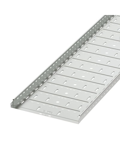 Лоток перфорированный 500х50 L3000, горячеоцинкованный DKC 35267HDZ в Балашихе Кабельные лотки Pintop.ru