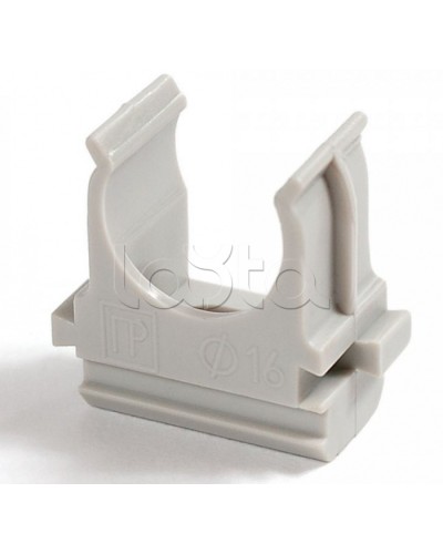 Крепёж-клипса для труб Полистирол д40 (15шт/300шт уп/кор) Промрукав (PR.02740) в Балашихе Держатели, клипсы, скобы Pintop.ru