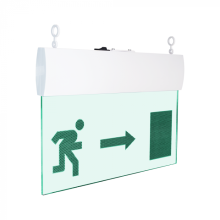 Табло ВИСТЛ Молния-24-УЛЬТРА (подвесное крепление) "Человек стрелка вправо в дверь"