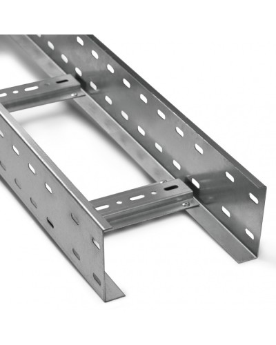 Лоток лестничный PTK-Line ЛМЛО 200x80 (1,2 мм) (3м) ПожТехКабель (650-014) в Балашихе Кабельные лотки Pintop.ru