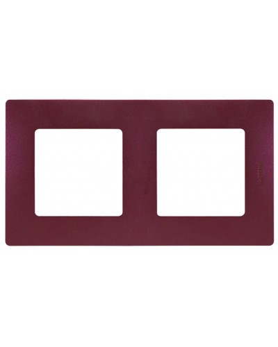Рамка 2 поста Etika сливовый Legrand 672562 в Балашихе Аксессуары для кабель-канала Pintop.ru