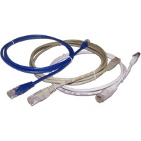 Патч-корд RJ45 TWT UTP кат.5e, с заливными колпачками, 1.5 м, белый TWT TWT-45-45-1.5-WH