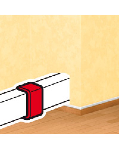 Накладка на стык DLPlus 60х16/20 белый Legrand (033608) в Балашихе Аксессуары для кабель-канала Pintop.ru