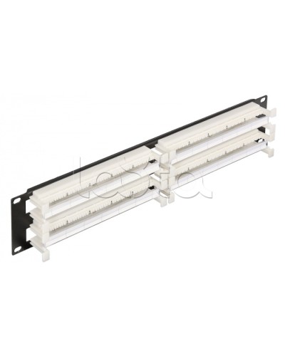 Патч-панель 2U 200 пар NIKOMAX (NMC-RB110-200) в Балашихе Кроссовое оборудование тип 110 Pintop.ru