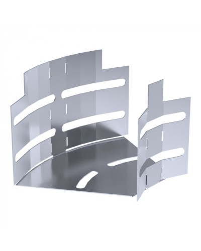 Угол горизонтальный изменяемый 0-45 градусов Стандарт INOX (AISI 316) 100х80 Промрукав (PR16.3615) в Балашихе Аксессуары для лотков Pintop.ru