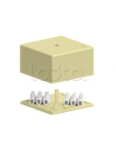 SD4 Коробка распределительная для о/п, 140x75x40мм без галогена (белый) Экопласт (72933HF) в Балашихе Распределительные коробки Pintop.ru