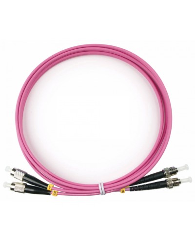 Шнур оптический duplex FC-ST 50/125 mm OM4 2м LSZH Cabeus FOP-50-OM4-FC-ST-2m в Балашихе Патч-корды оптические Pintop.ru