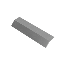 Крышка внешнего вертикального угла 45 гр. 600 мм "ПЛЮС" INOX304 КМ-Профиль (KVLplus45-600 INOX304)