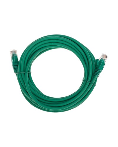 Патч-корд U/UTP, CAT 6, RJ45-RJ45, 26AWG, LSZH, зеленый, 5м REXANT 02-0296-5 в Балашихе Патчкорды (медные) Pintop.ru