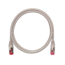 Шнур коммутационный 2хRJ45/8P8C S/FTP кат.6A (NMC-PC4SA55B-075-C-GY) NIKOMAX (7.5 м)