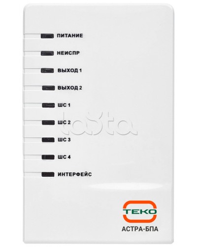 Блок сигнально-пусковой адресный Теко Астра-БПА в Балашихе Приемно-контрольные приборы Pintop.ru