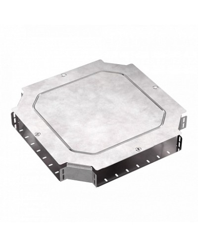 Х-образный ответвитель с крышкой Стандарт 400х80 Промрукав (PR16.0641) в Балашихе Аксессуары для лотков Pintop.ru