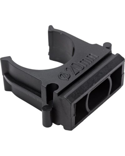 Крепеж-клипса для трубы ø 20 мм, черная (100 шт./уп.) Rexant (28-0120-3) в Балашихе Держатели, клипсы, скобы Pintop.ru