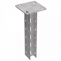 Стойка двойная потолочная 45х30х2500 пятка 120х120 Промрукав (PR08.5157)