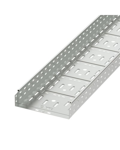 Лоток перфорированный 300х100 L 2000, горячеоцинкованный DKC 35334HDZ в Балашихе Кабельные лотки Pintop.ru